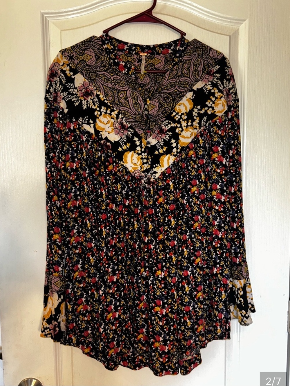 Free People Wildflower Fields Tunic sz S